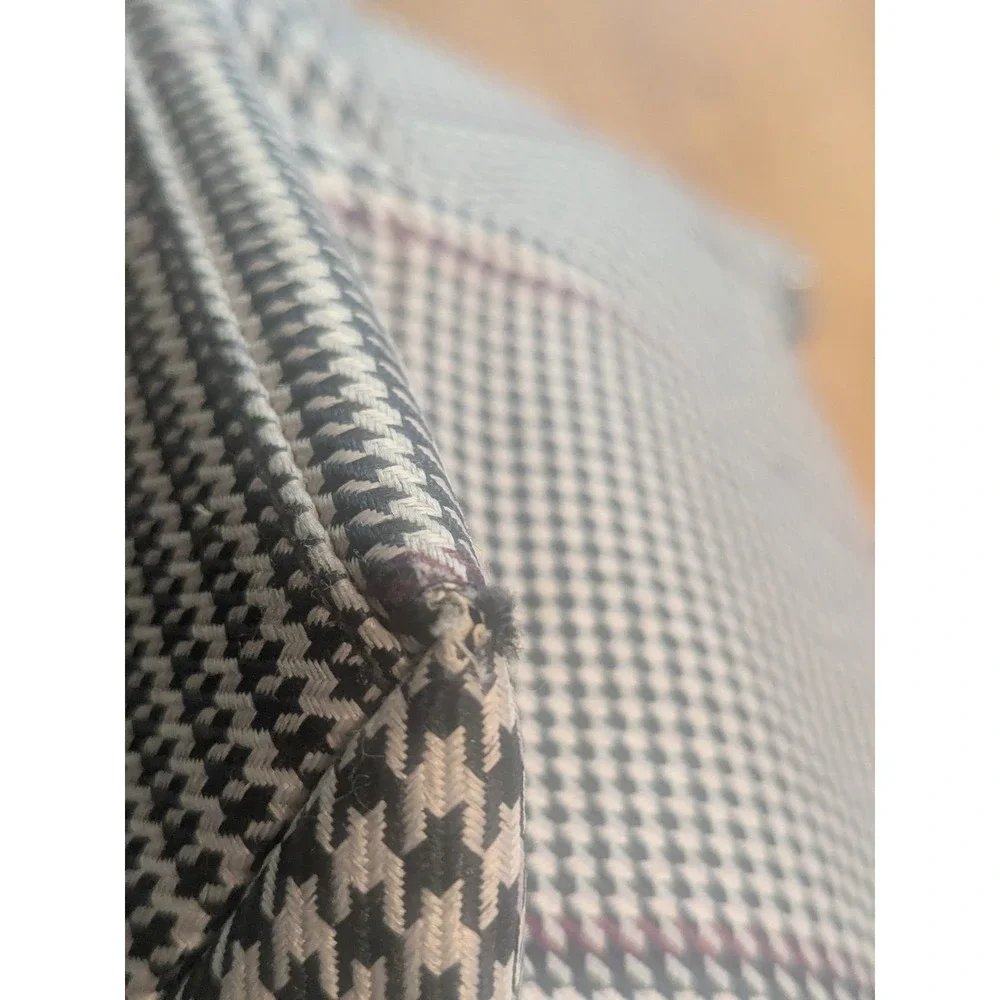 Ralph Lauren Plaid Houndstooth Small Shoulder Bag Purse Baguette Hobo Y2K Style